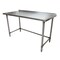 Bk Resources Stainless Steel Work Table With Open Base, 1.5" Rear Riser 60"Wx30"D VTTROB-6030 - alternate 4